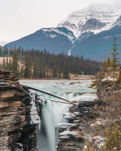 Athabasca Falls - From Bridge, Canada