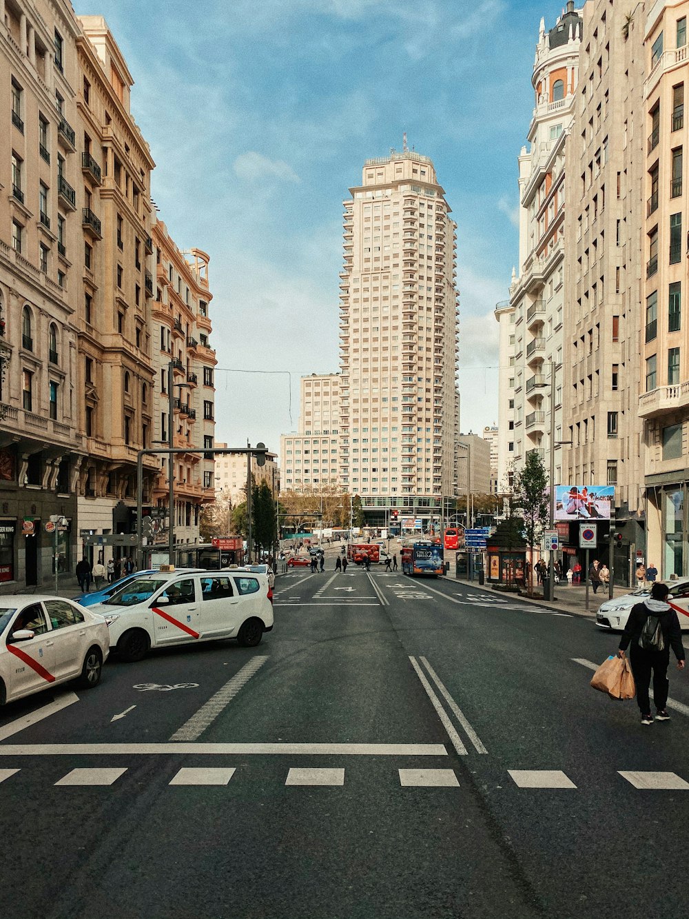 person walking on street