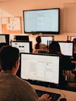 person using computer
