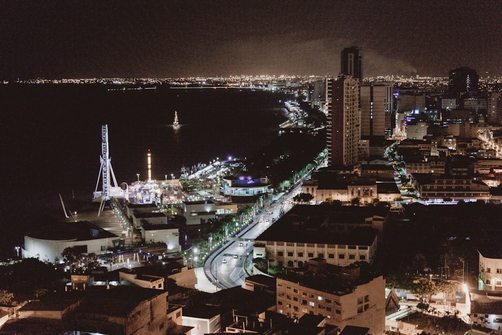 Foto aérea de la ciudad