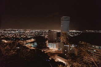 aerial photo of city