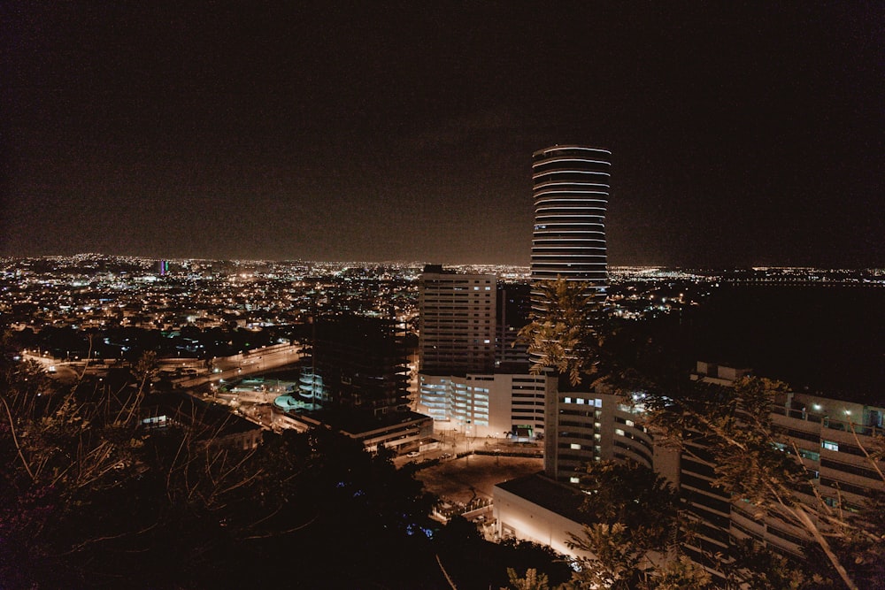 foto aerea della città