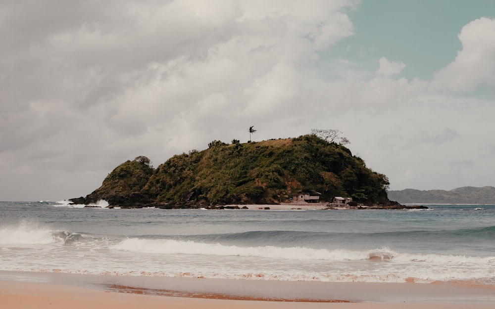 island and body of water