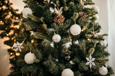 christmas tree with ornaments christmas carol google meet background