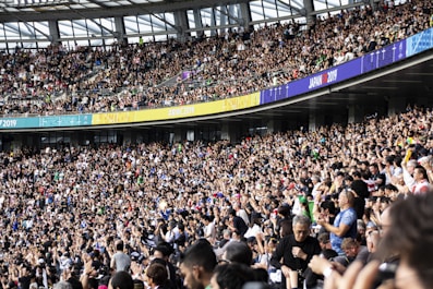 people at the bleachers of the stadium