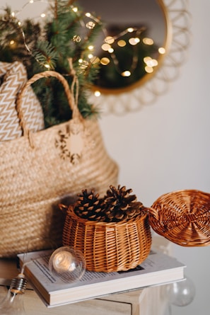 A cozy setup featuring charming gift items.