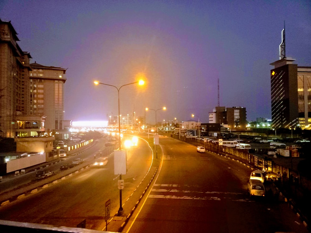 vehicles on roadway during daytime