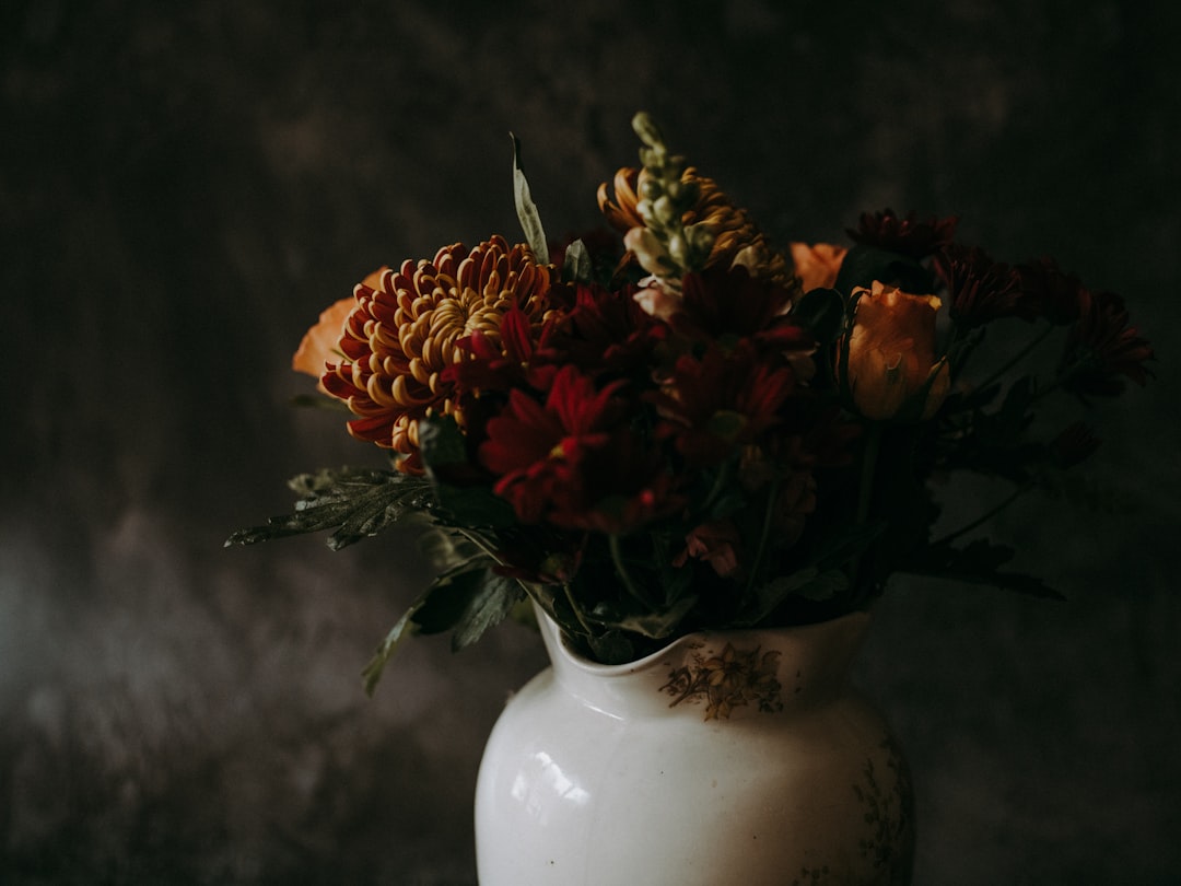 assorted flowers in vase