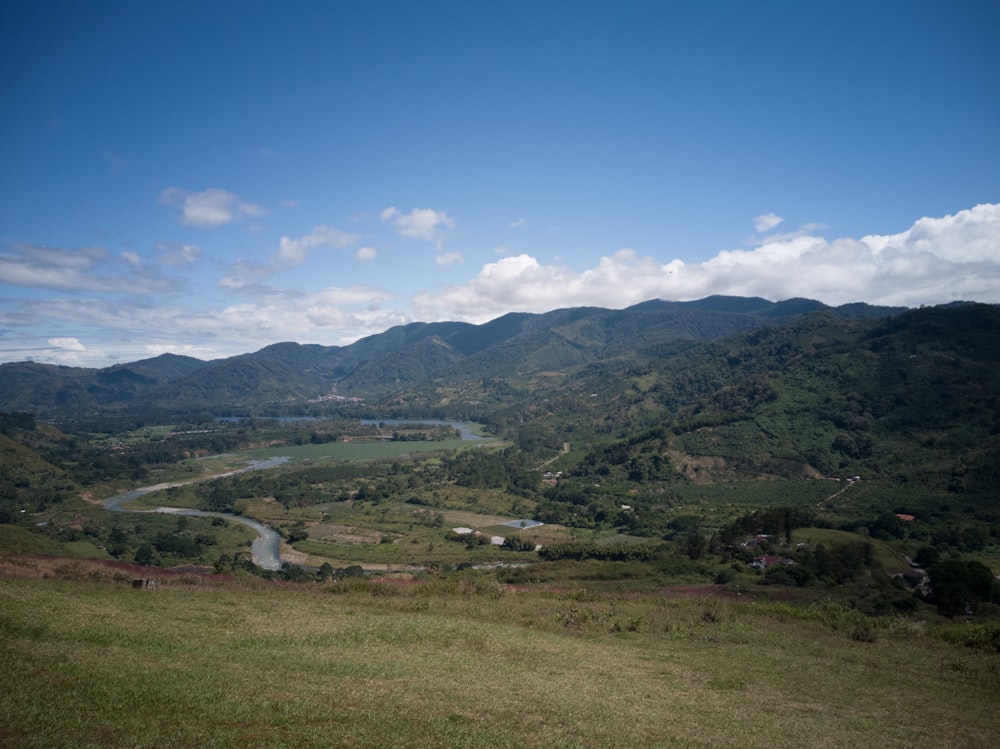 wide angle photo of mountain