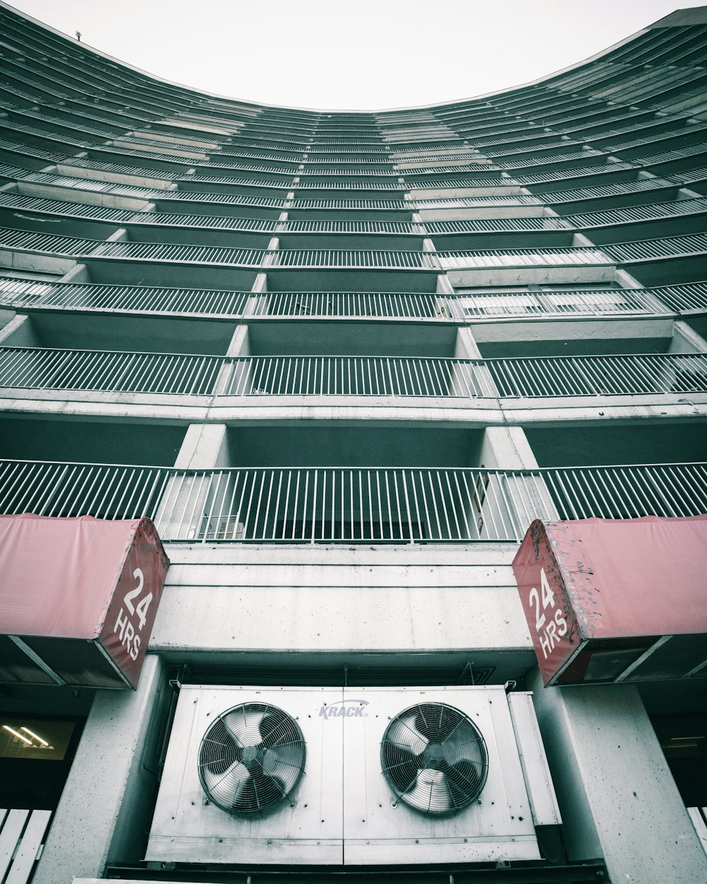 low angle photo of concrete building