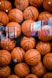 brown Spalding basketball lot