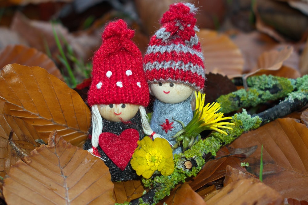 girl's pink knit cap