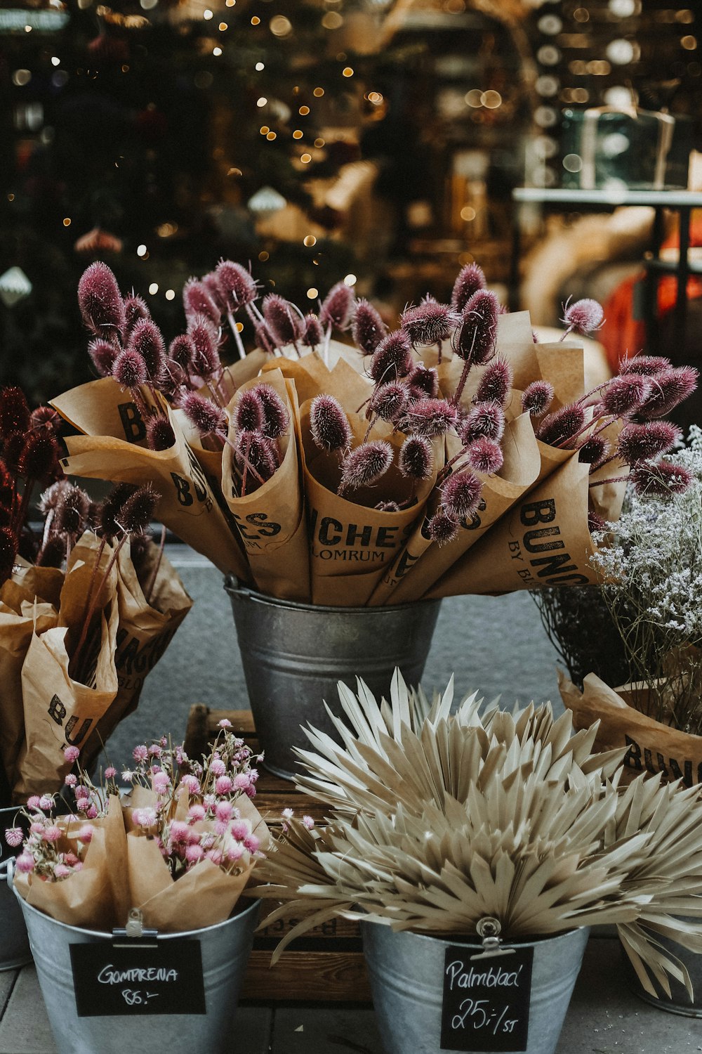 assorted flowers in bouquet