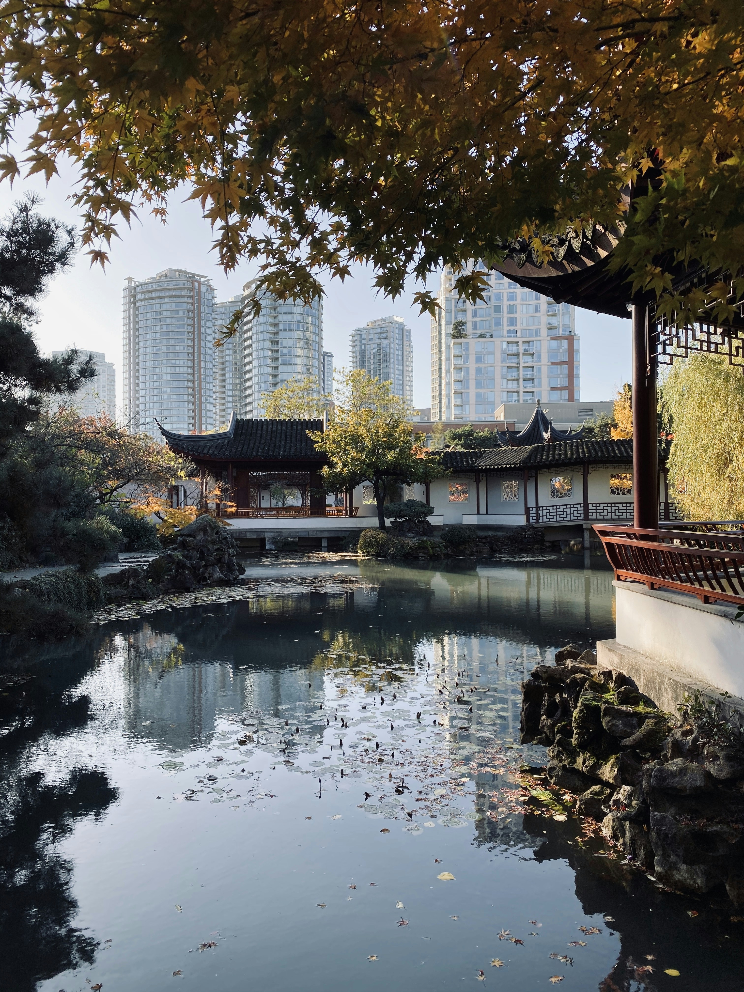 Asian water reflection