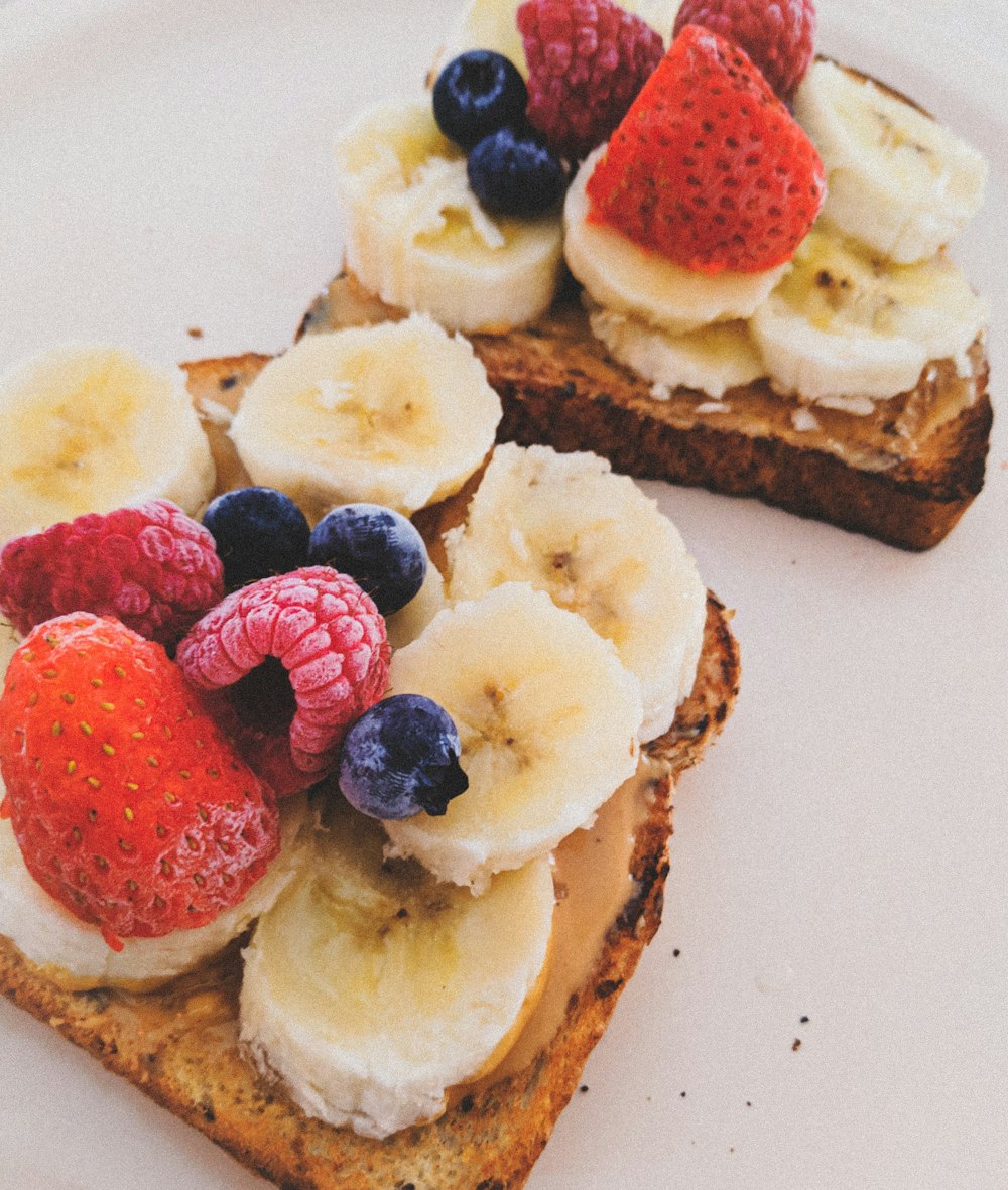 fruit salads with breads