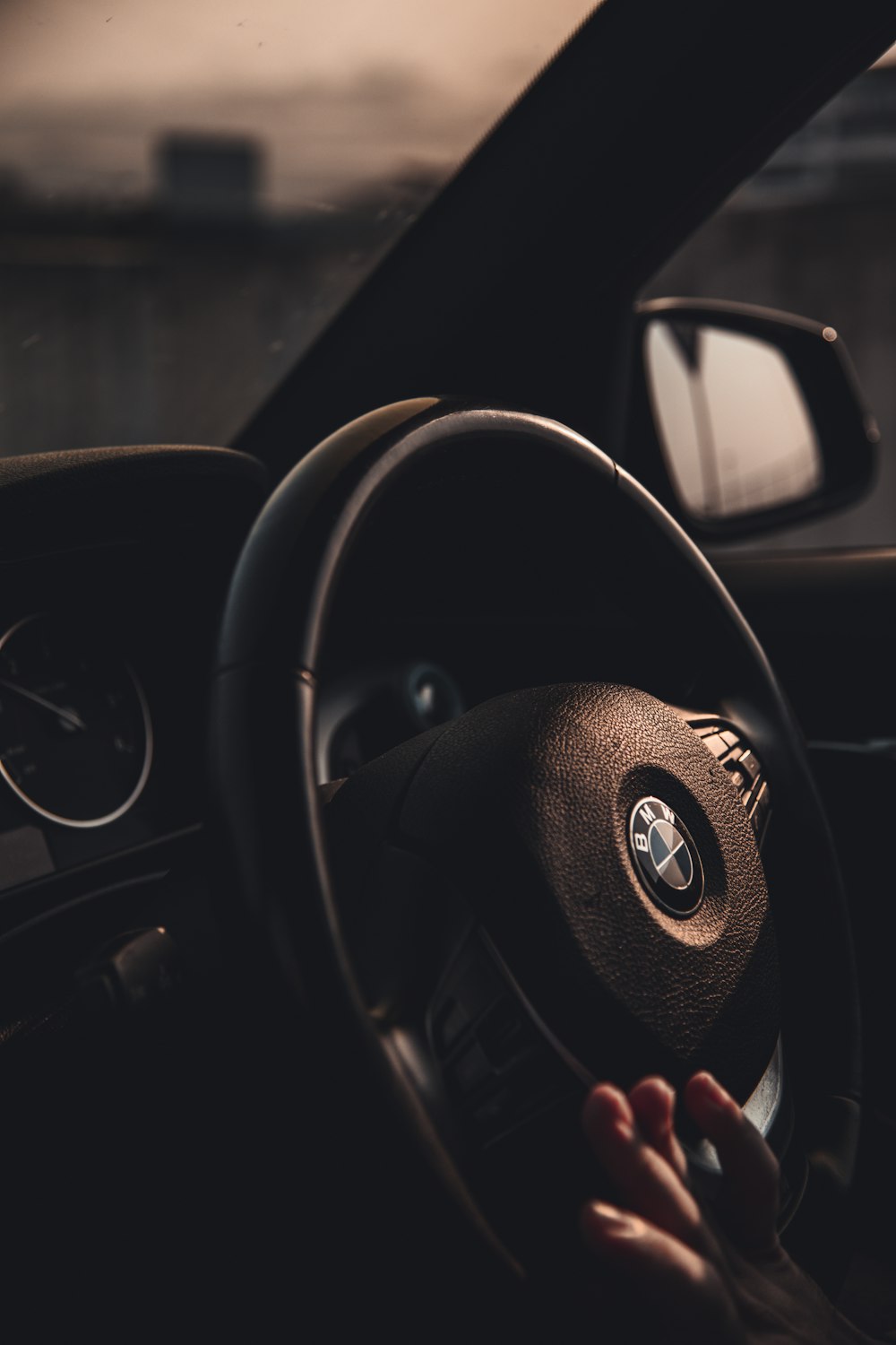 photo of BMW steering wheel