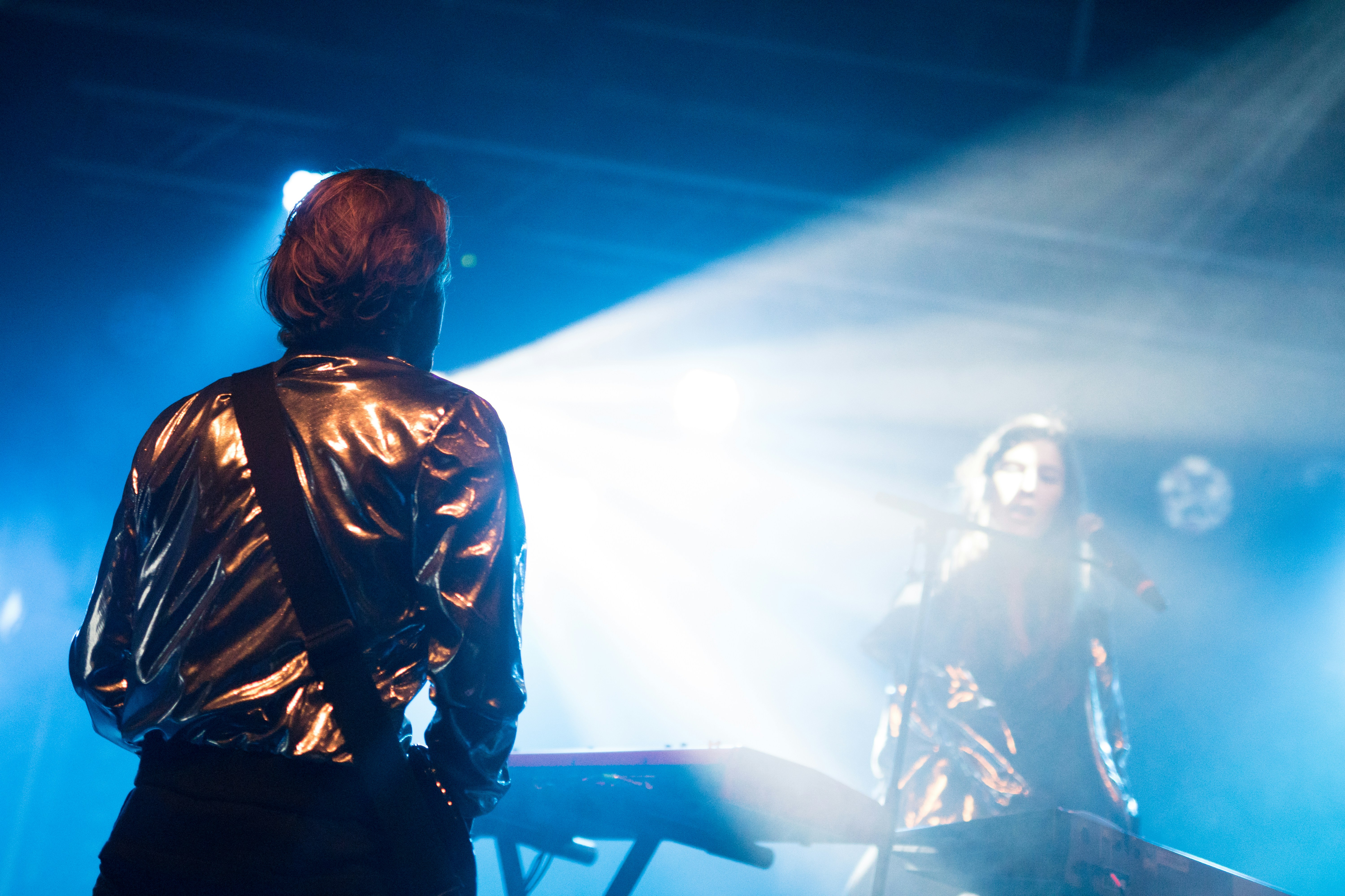 person performing on stage