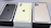 Three smartphones are placed in their respective boxes. The phones are different colors: black, gold, and yellow. Each phone features a prominent Apple logo on the back, with the black and gold devices having three camera lenses, while the yellow phone has two.