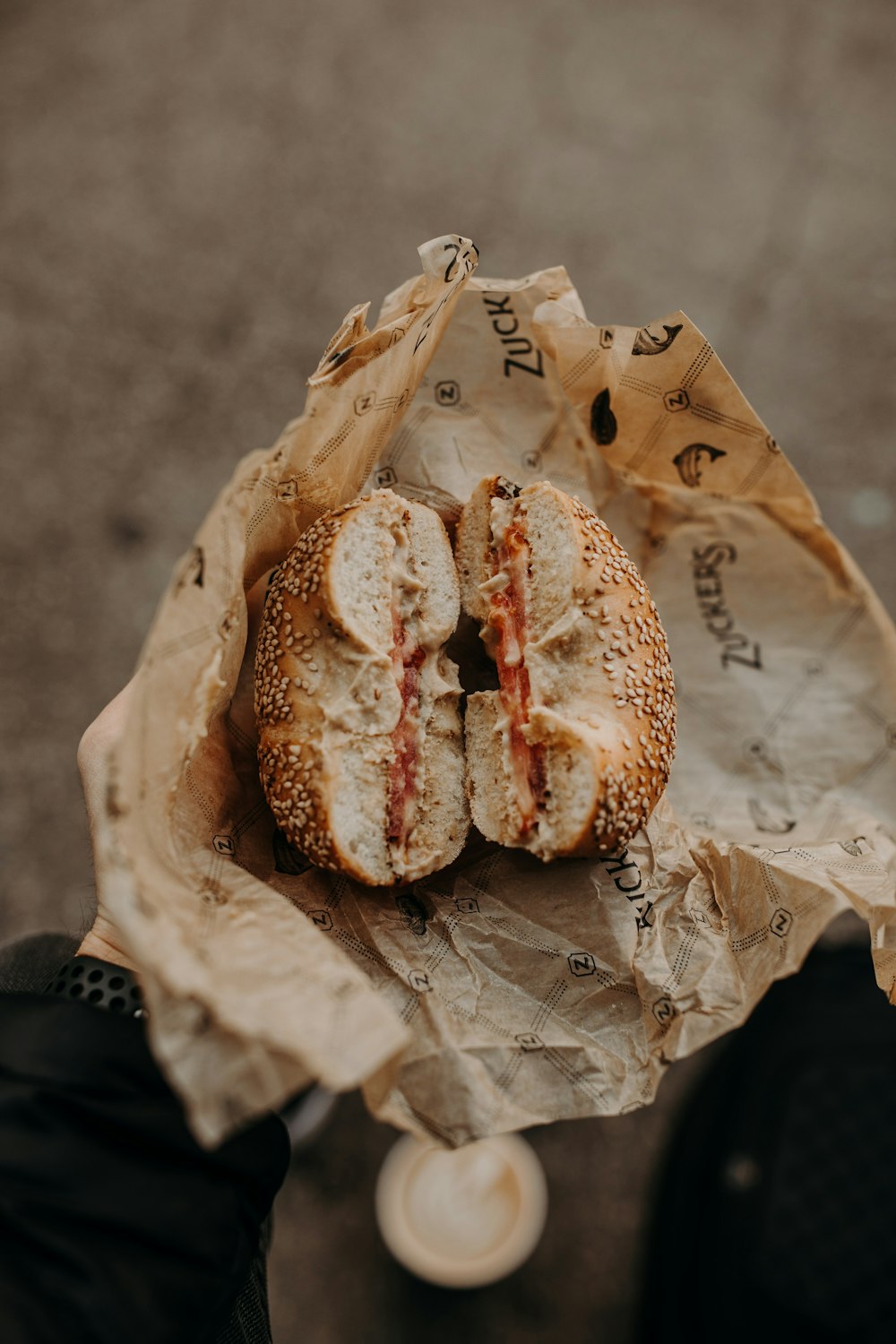 bread in paper