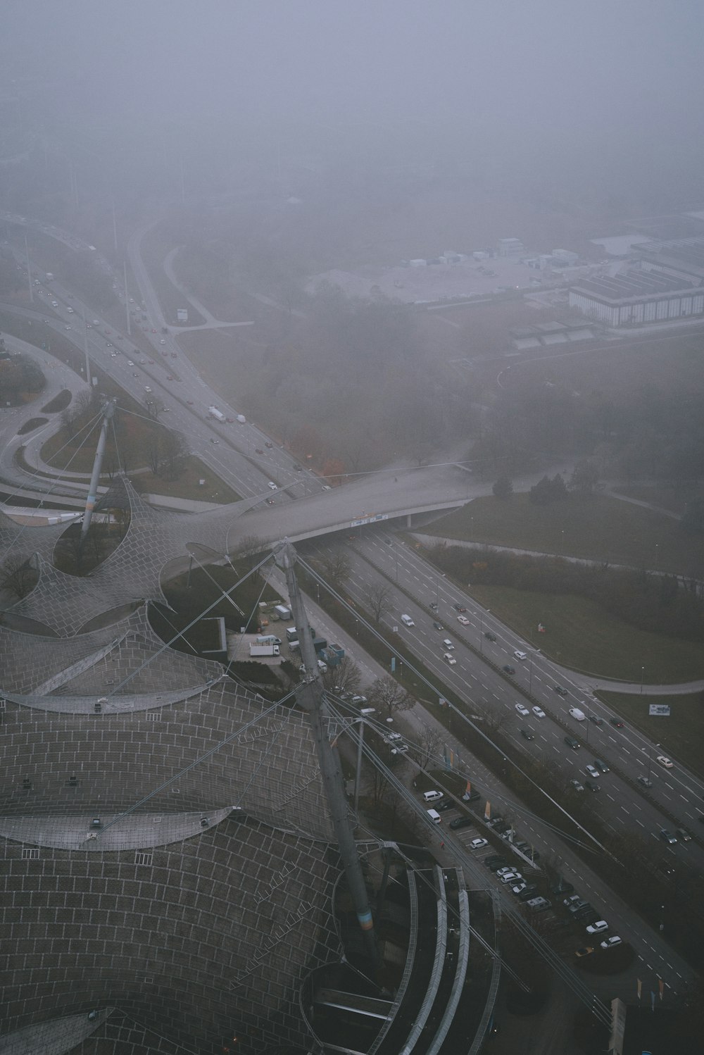 aerial view of skyline