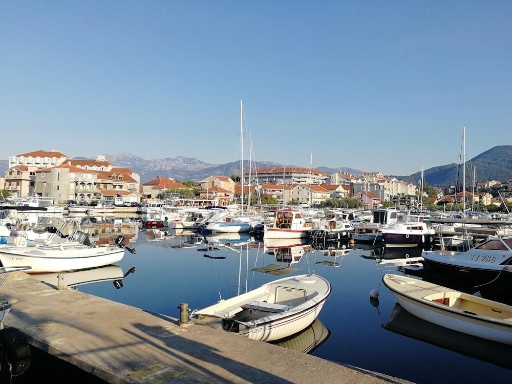 barcos no corpo de água durante o dia