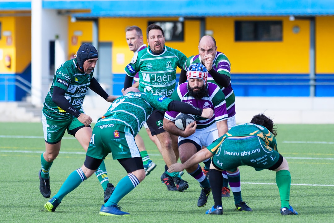 football team on field