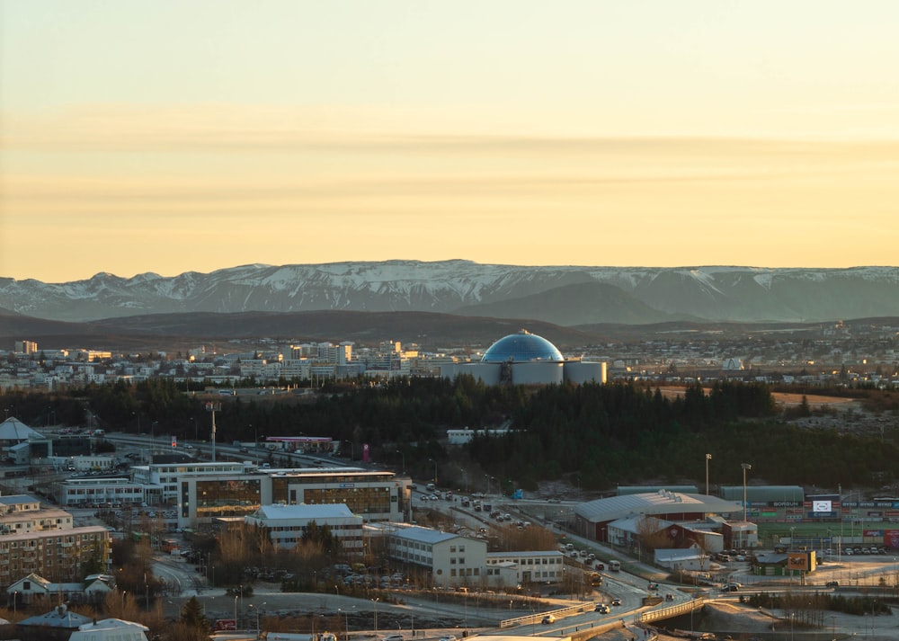 aerial photo of buildings during daytime