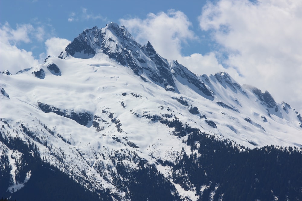 mountain under blue sky