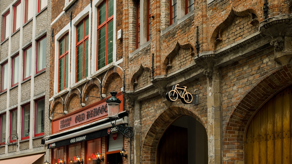 brown brick building