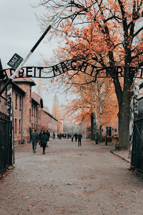 Arbeit Macht Frei gate at Auschwitz