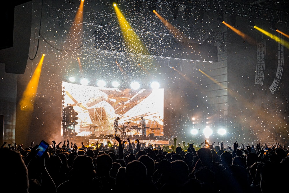 people near stage