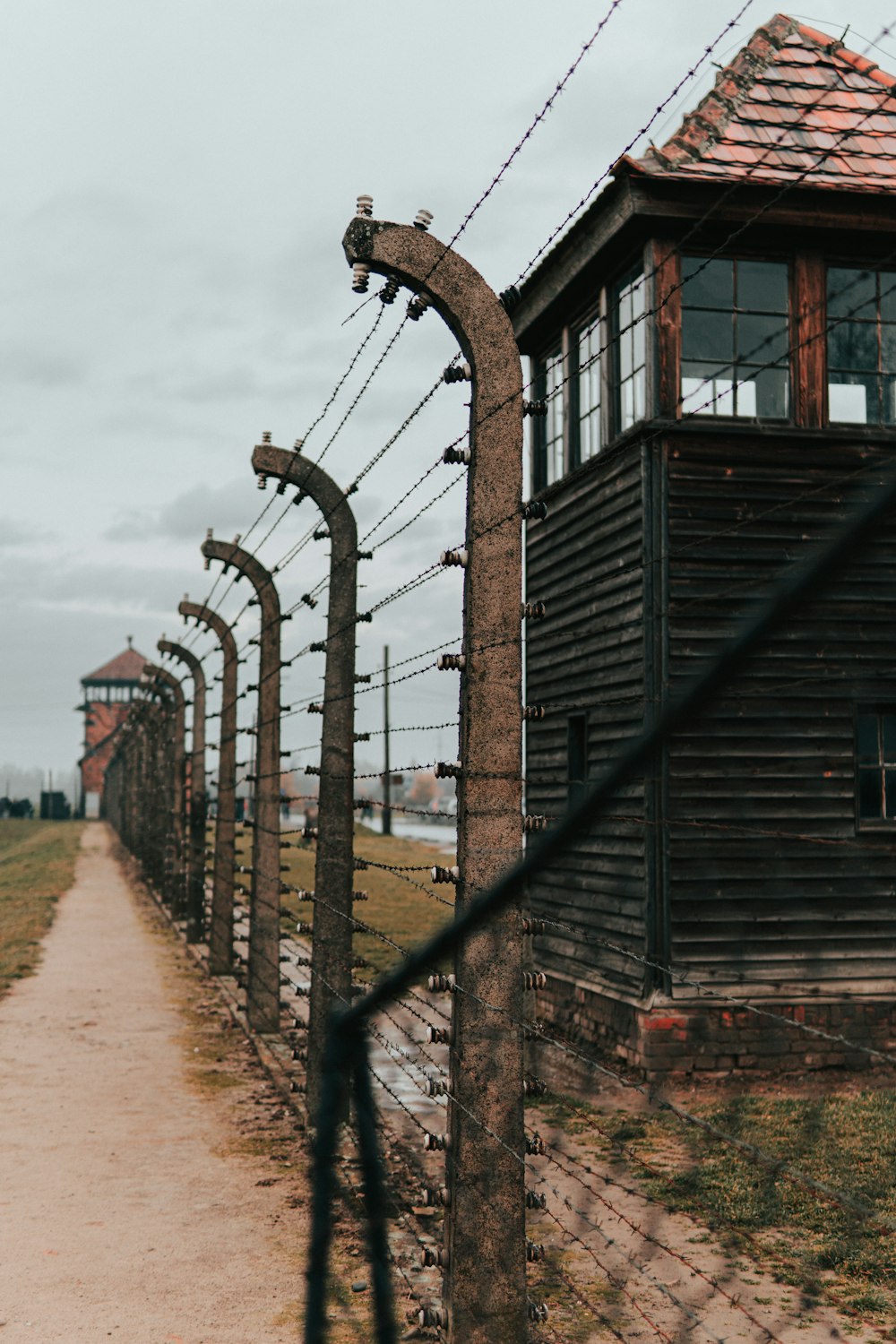 black fence