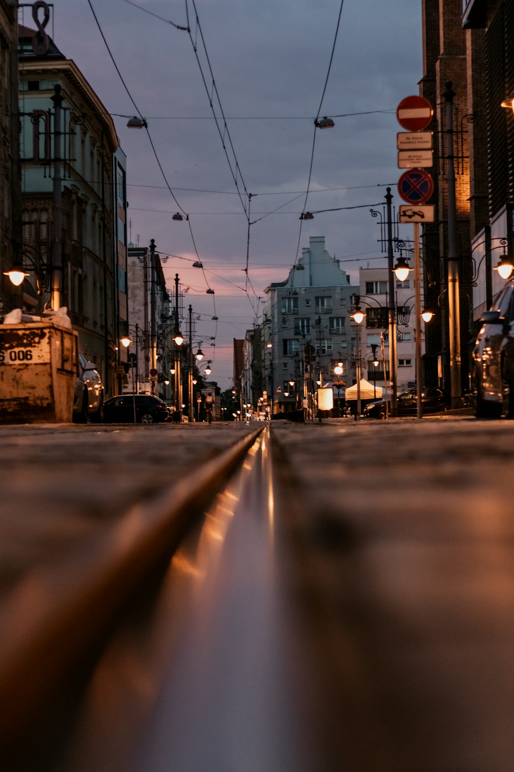 cityscape at night