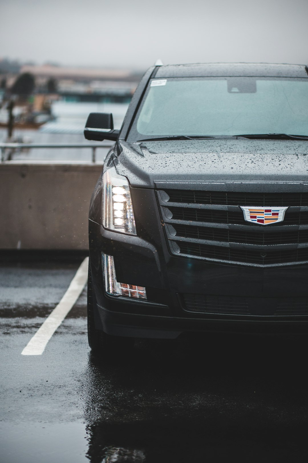 black Cadillac car