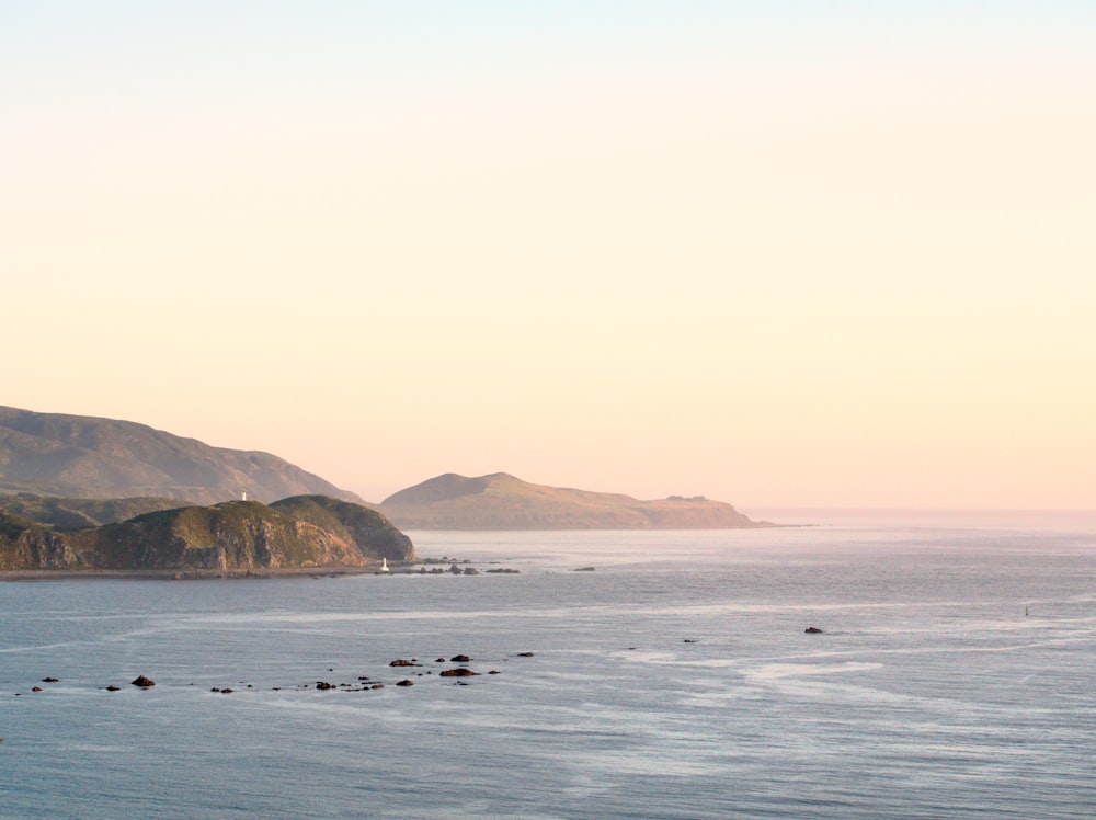 body of water and island