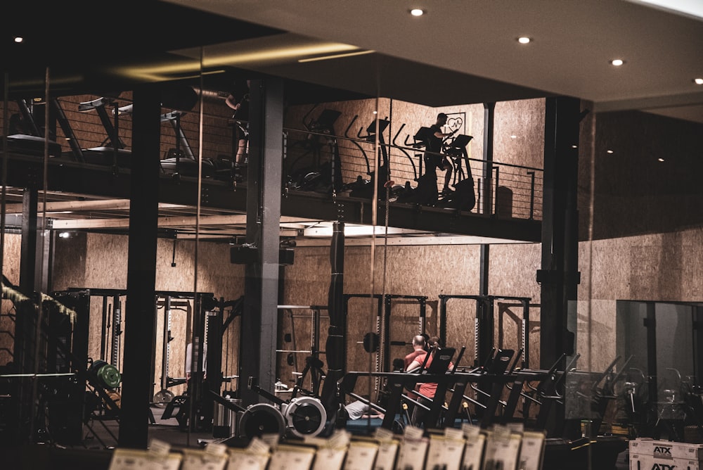 a room filled with lots of different types of bikes