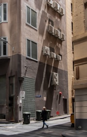 woman standing on streets