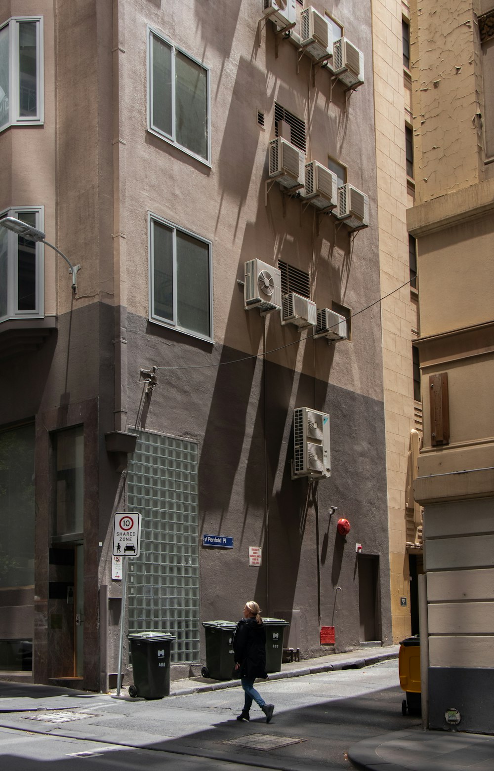 woman standing on streets