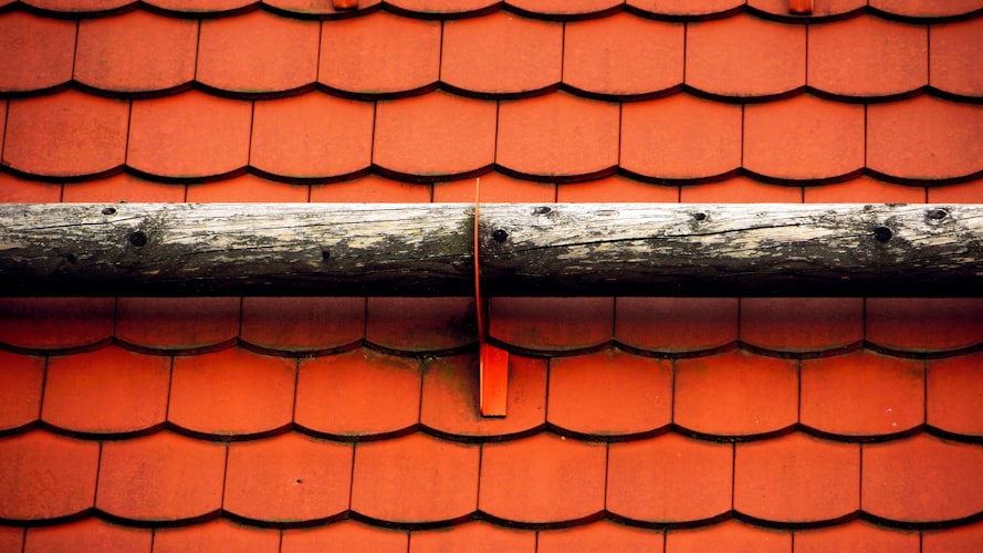 orange roof tiles