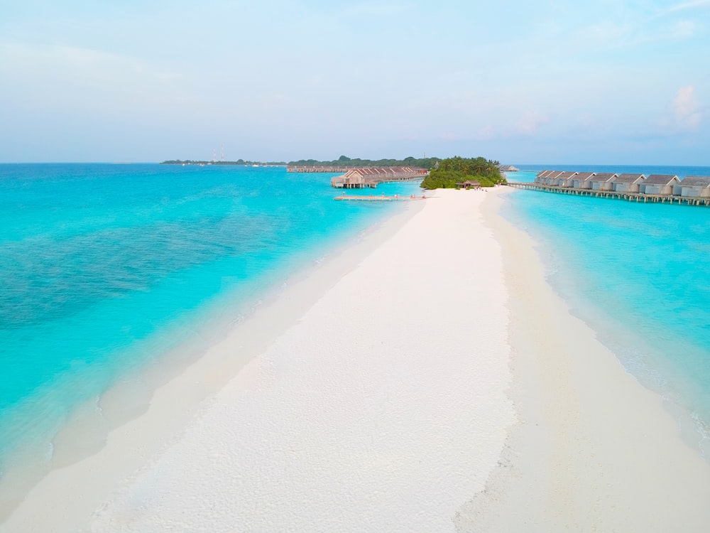 island surrounded by body of water