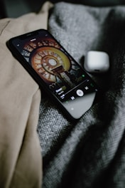 black Android smartphone