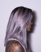 women's purple hair