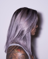 women's purple hair