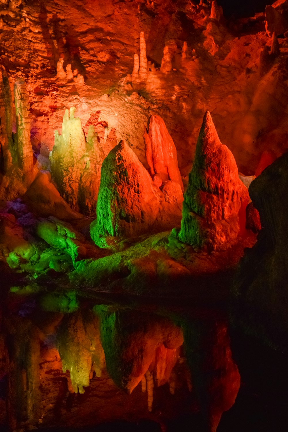 brown rock formation