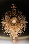 gold and silver round decor