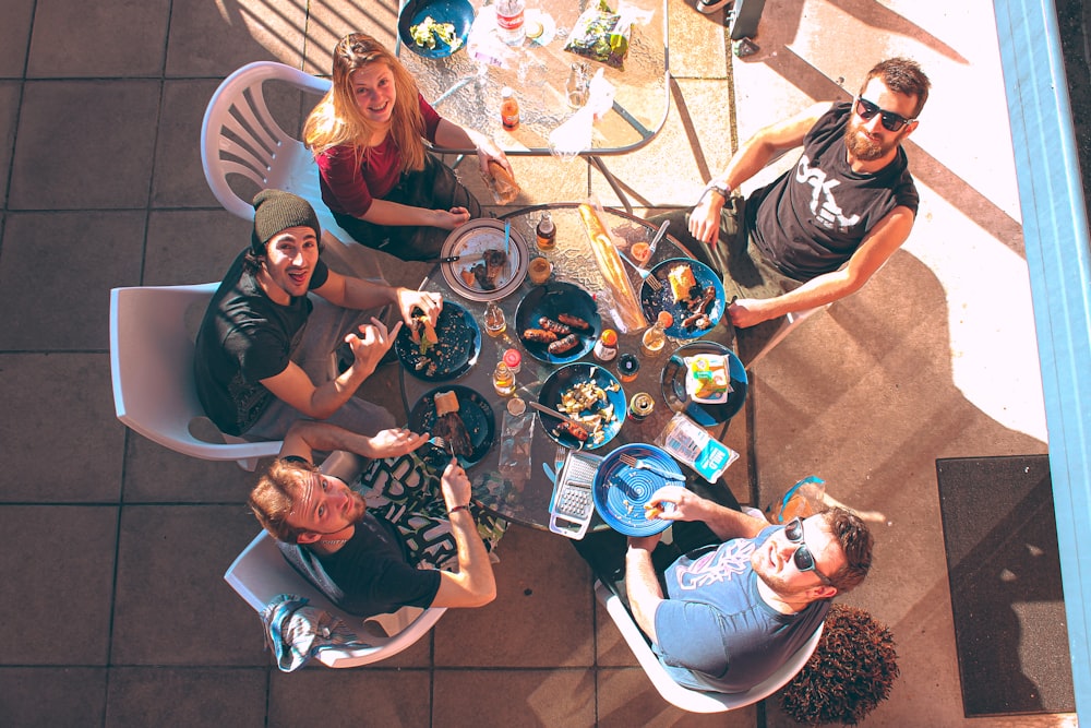 people sitting on chair s