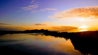 A serene sunset over an Australian landscape, evoking calm and inspiration.