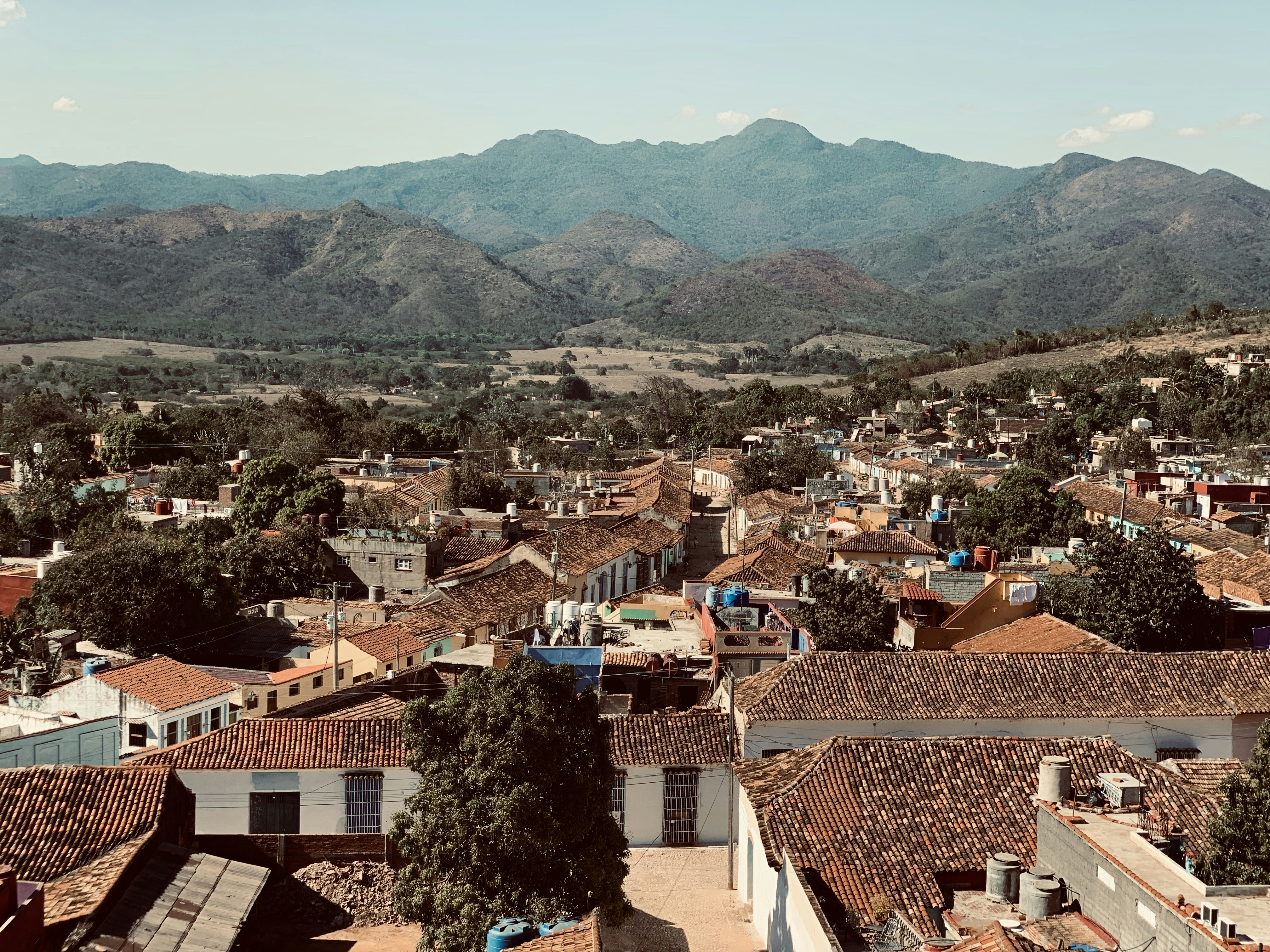 aerial photography of buildings