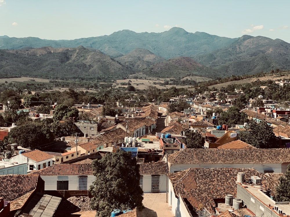 aerial photography of buildings