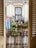 open white louvered window
